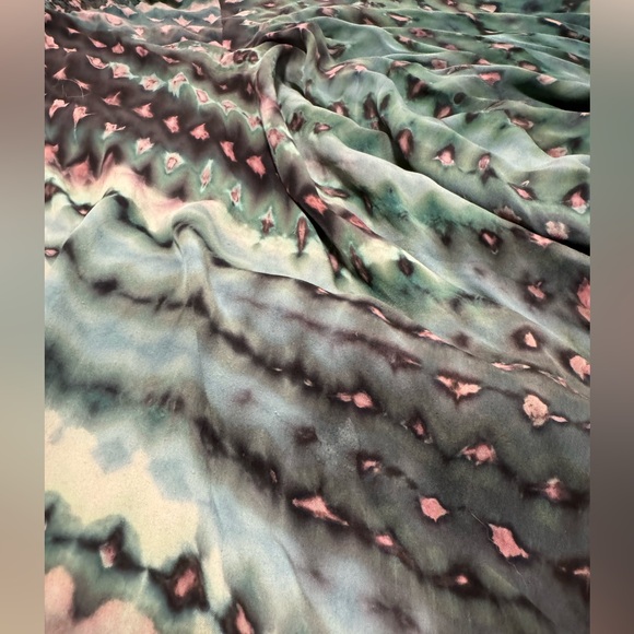 CARTER SMITH Shibori Custom-Made Every Piece Uniquely Made Artwork Silk Pants - Picture 5 of 7